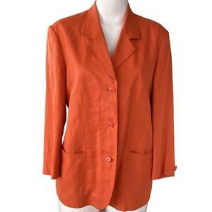 Sisley linen blazer small.  0682